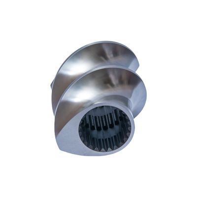 Buy High Wear Resistance Twin Screw Extruder Parts Single Flighted Screw Element For Twin Screw Extruder online manufacture