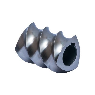 Buy Zinc Plated Twin Screw Extruder Screw Elements Pitch 2 Inches Hex Head For Chemical Production online manufacture