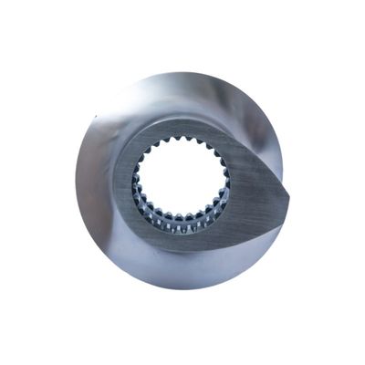 Buy Customized Hardness Twin Screw Extruder Parts Polishing Treatment Element Screw Plastic Processing online manufacture