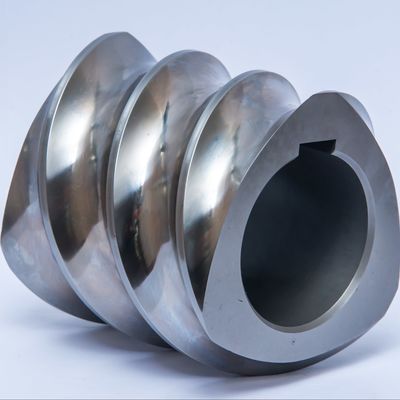 Buy Triple Flighted Twin Screw Extruder Components Screw Element For Puffed Food Industry online manufacture