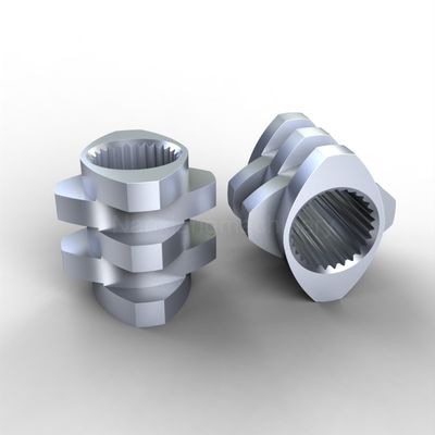 Buy Neutral Kneading Block Wear Resistant Twin Screw Extruder Parts For Shearing online manufacture