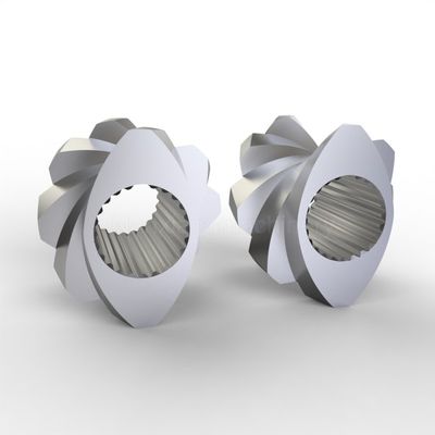 Buy Heat Treated TDK Screw Element DIN Twin Screw Extruded Parts For Chemical Industry online manufacture