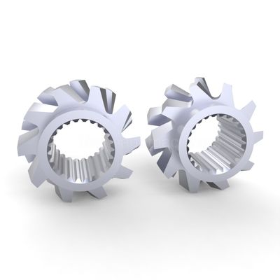 Buy Twin Screw Extruder Toothed Mixing Elements Customized Size Industrial Extrusion Machine Parts online manufacture