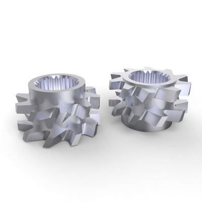 Buy Twin Screw Extruder Accurate Toothed Mixing Elements  Durable Forward ±0.01mm Accuracy online manufacture
