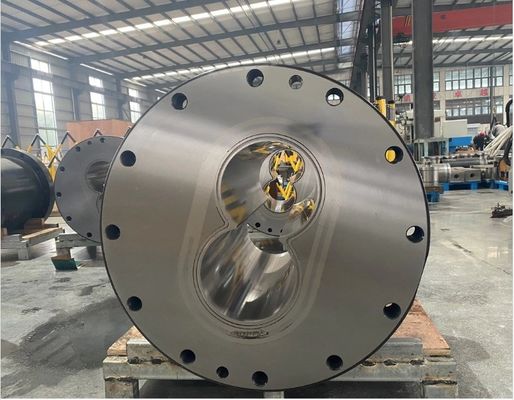 Buy JSW Co Rotating Twin Screw Barrel Extruder Combi Barrel Screw Segments For PPE Products online manufacture