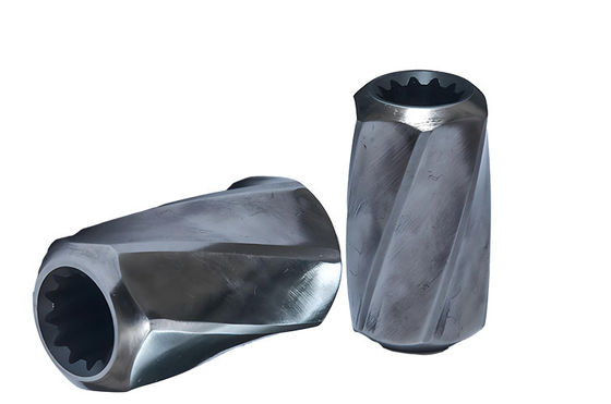 Buy PM HIP Mixing Screw Rotor Elements For Double Extruder Components For Petrochemical online manufacture
