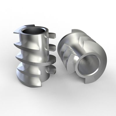Heat Treated Twin Screw Extruder Parts 20mm Extruded Parts For Polymer Mixing
