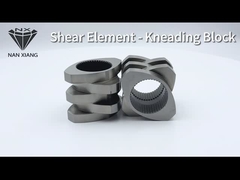 Melting Zone Extruder Kneading Block 30 Degree  45 Degree 60 Degree Angle